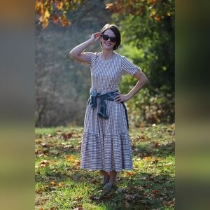 The Dress Lady Cotton Gingham Dress